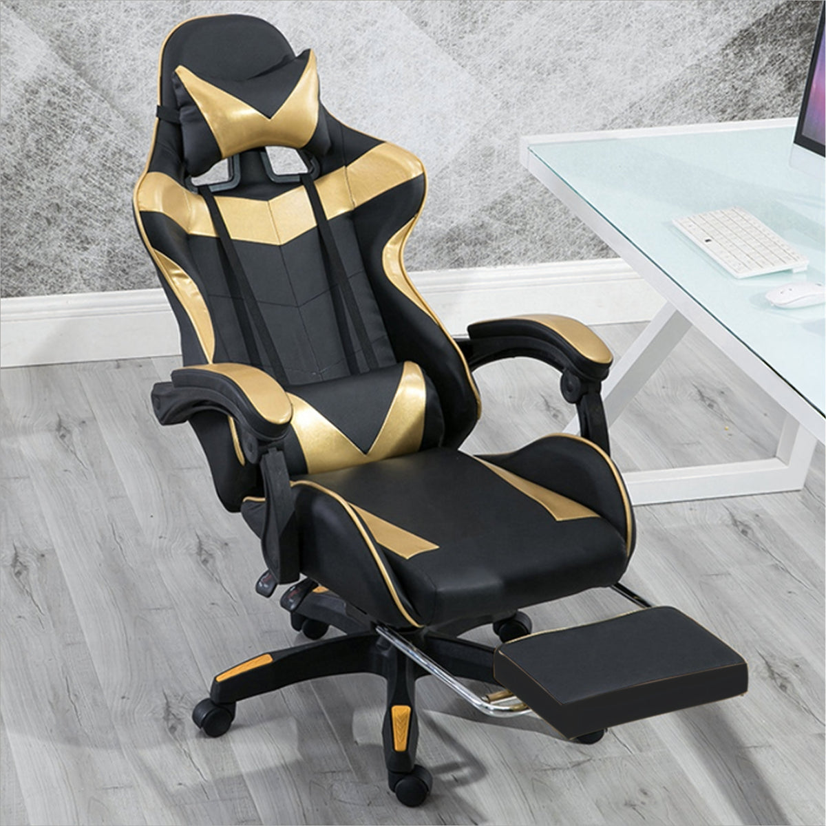 Gaming - kontoritool jalatoega kuni 150 kg - Ostuklikk