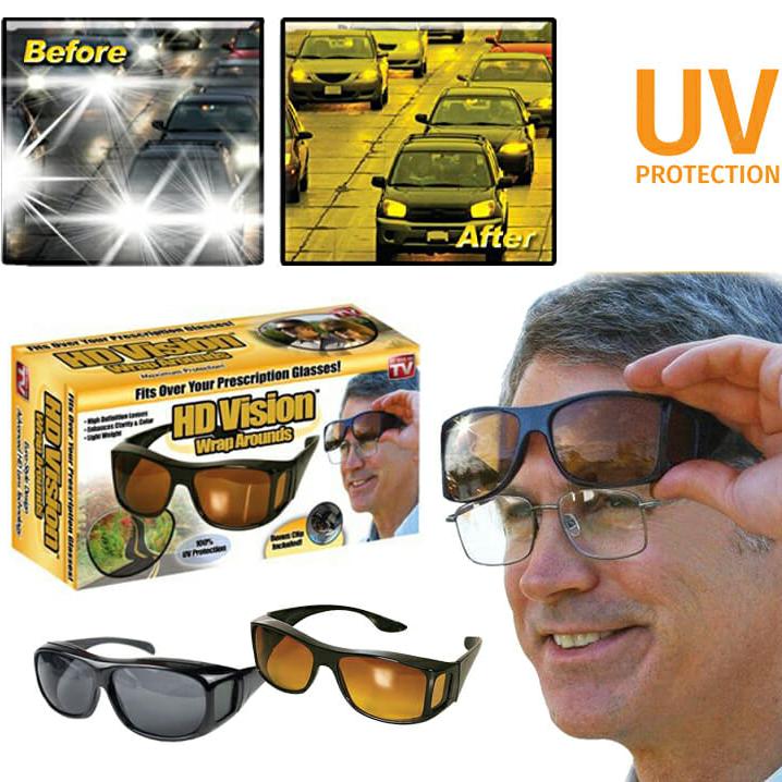 HD Vision 2in1 sõidupäikeseprillid