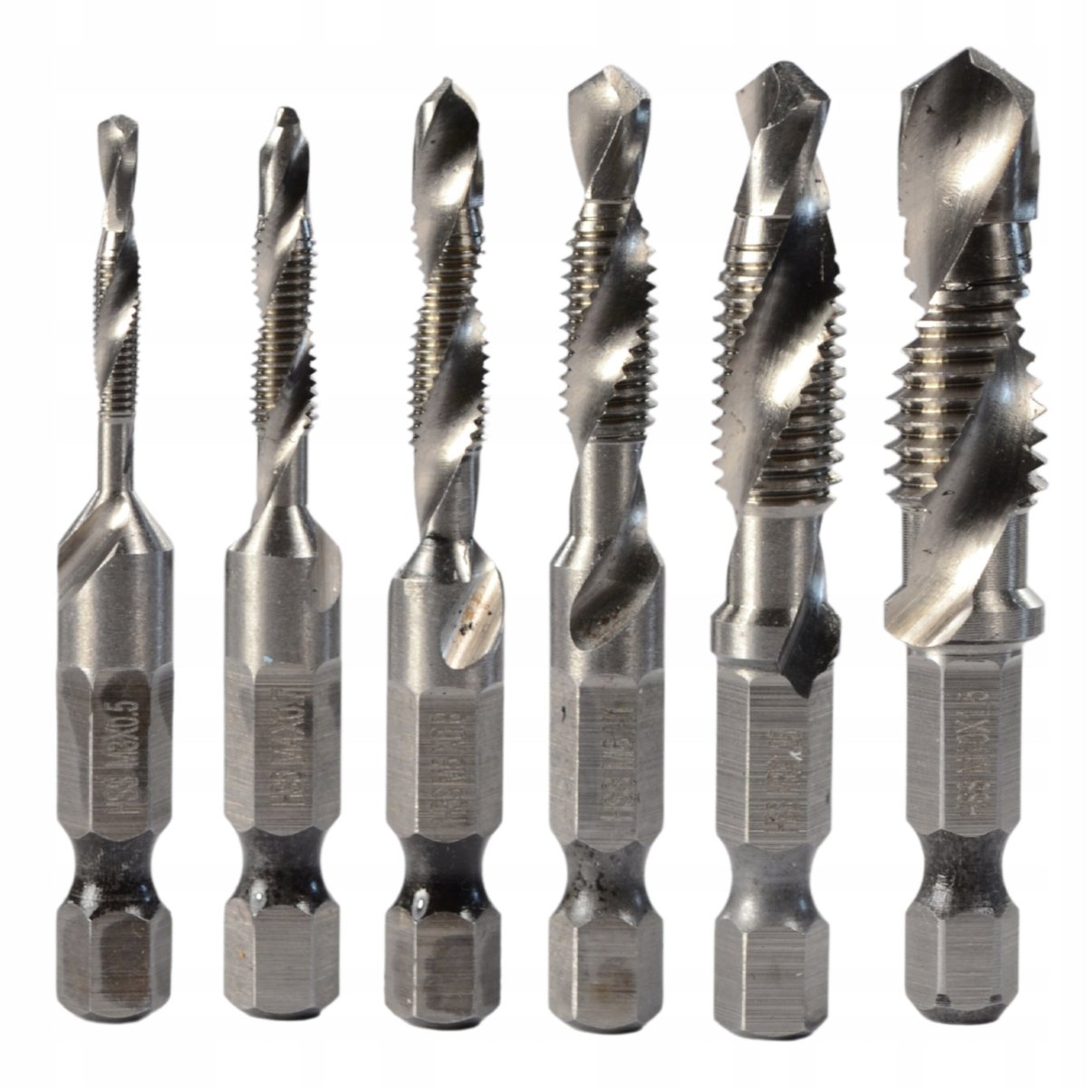 HSS keermetapid M3-M10, 6 tk