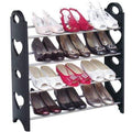 Heart Design Shoe Rack for Approximately 12 Pairs (VB13)