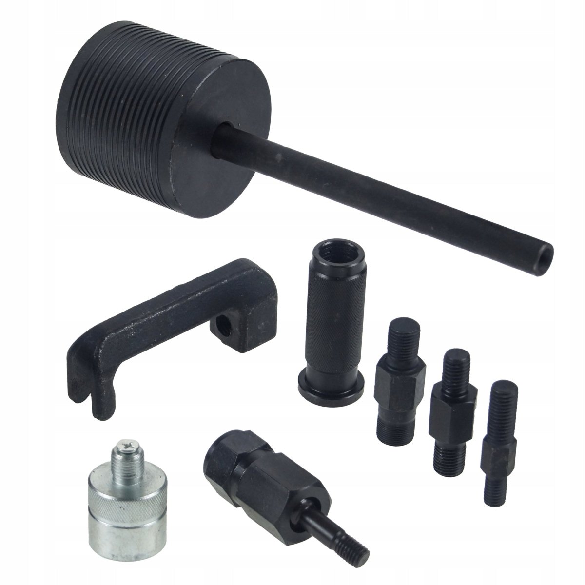 Pihusti eemaldustööriist diiselmootoritele eemaldatava käepideme ja adapteritega