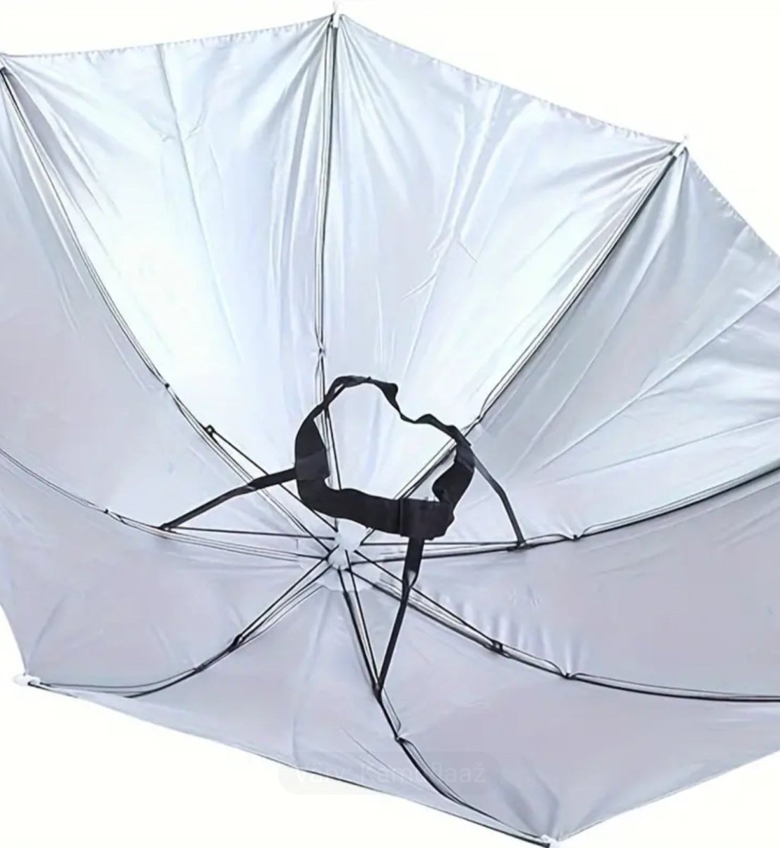 Innovatiivne peaga kinnitatav vihmavarju müts