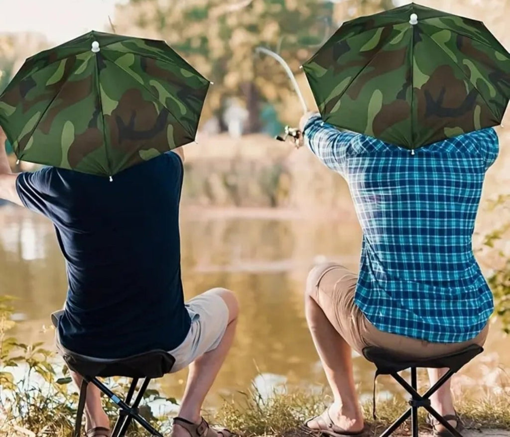 Innovatiivne peaga kinnitatav vihmavarju müts