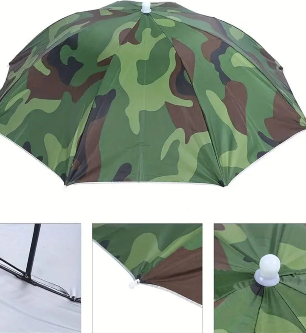 Innovatiivne peaga kinnitatav vihmavarju müts