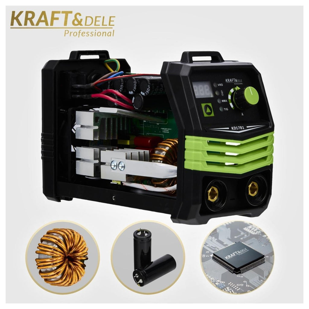 Kraft&Dele KD1781 MMA/TIG inverter-keevitusaparaat 330A