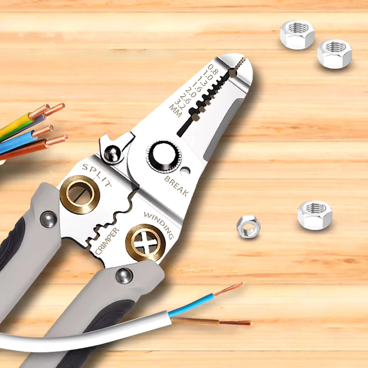 Isolatsiooni eemaldamise ja krimpimistangid 0,8–3,2 mm – 7 - in - 1 - Ostuklikk
