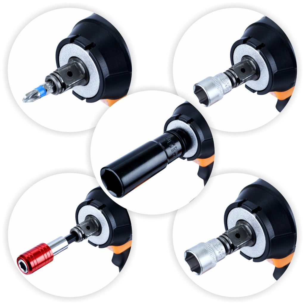 21V Cordless Impact Wrench with 500Nm Torque and 4Ah Battery