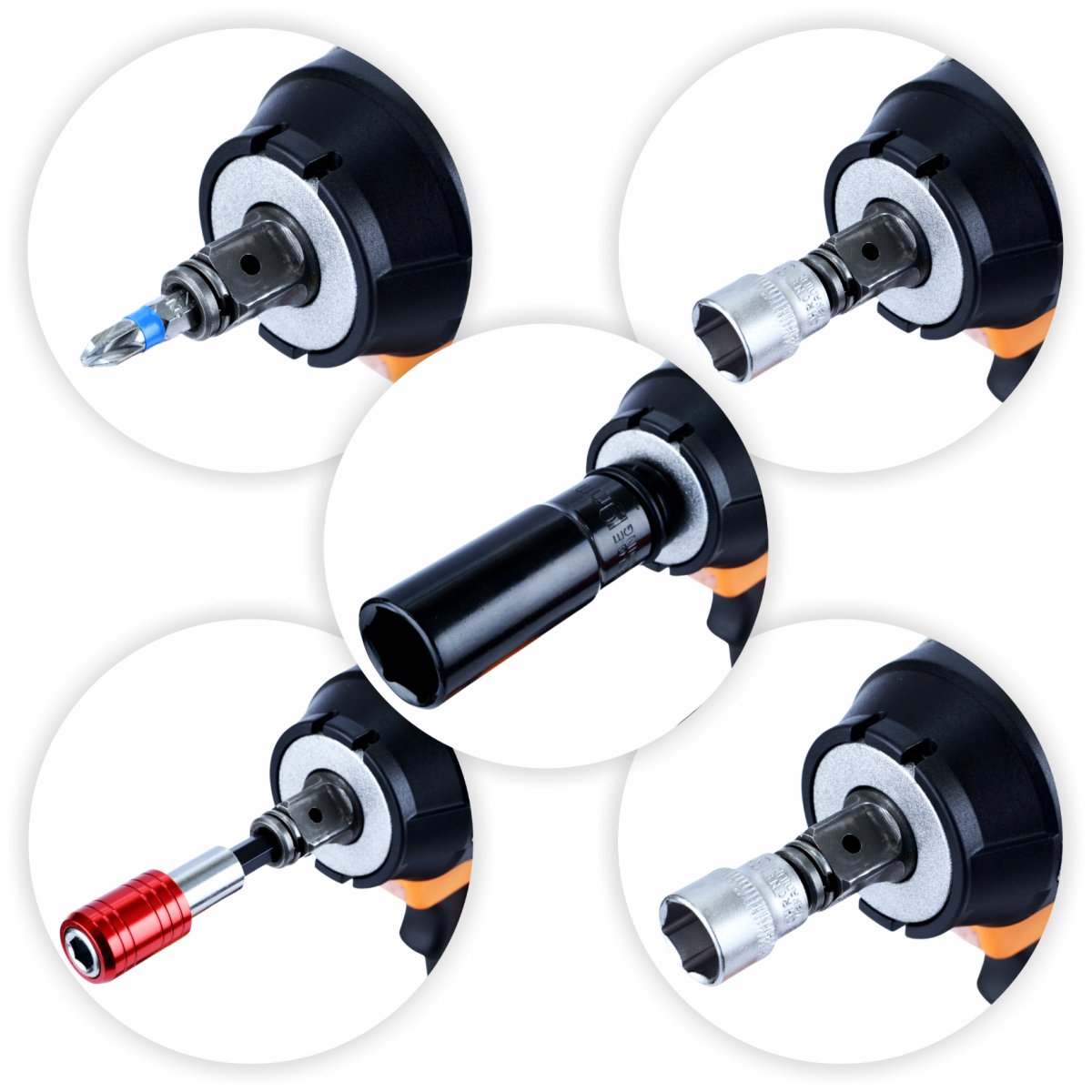 21V Cordless Impact Wrench with 500Nm Torque and 4Ah Battery