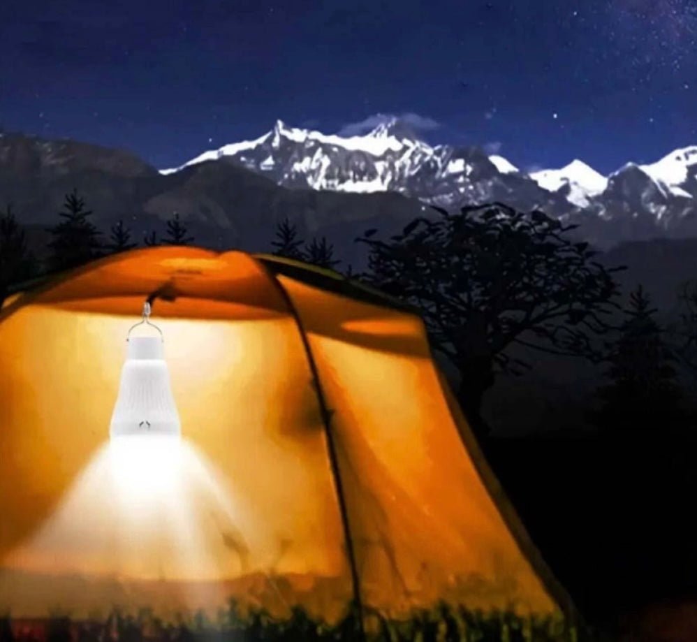 Kaasaskantav päikesepatareiga LED-valgustusega laagrilatern