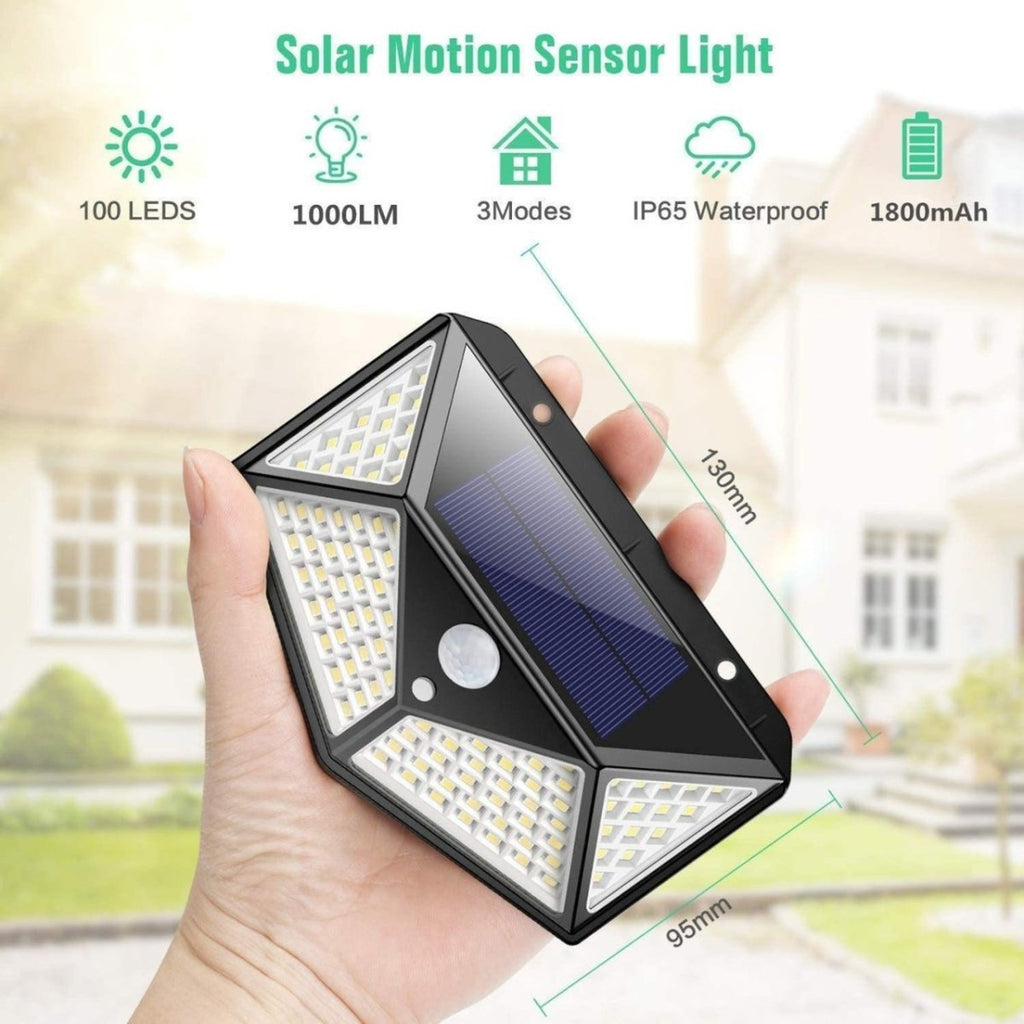Solar Powered LED Outdoor Light with Motion Sensor
