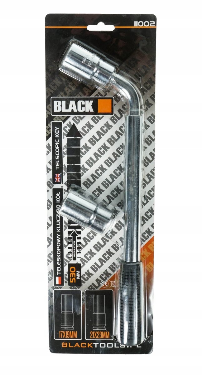 Telescopic Wheel Wrench with 17-19mm and 21-23mm Sockets