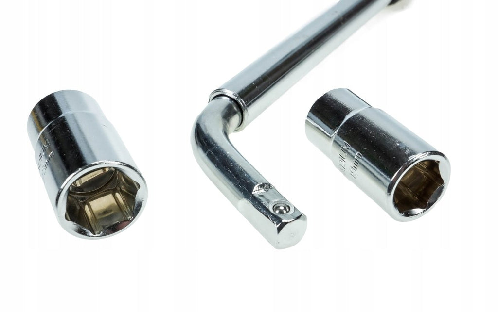 Telescopic Wheel Wrench with 17-19mm and 21-23mm Sockets