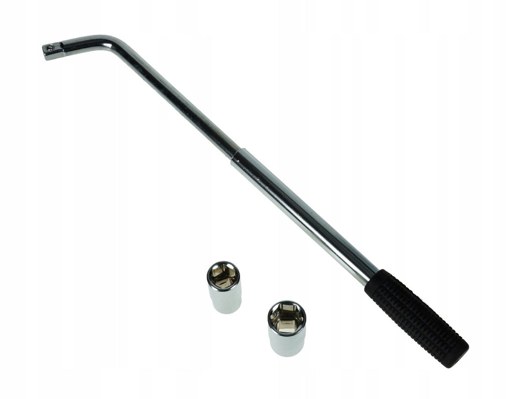 Telescopic Wheel Wrench with 17-19mm and 21-23mm Sockets