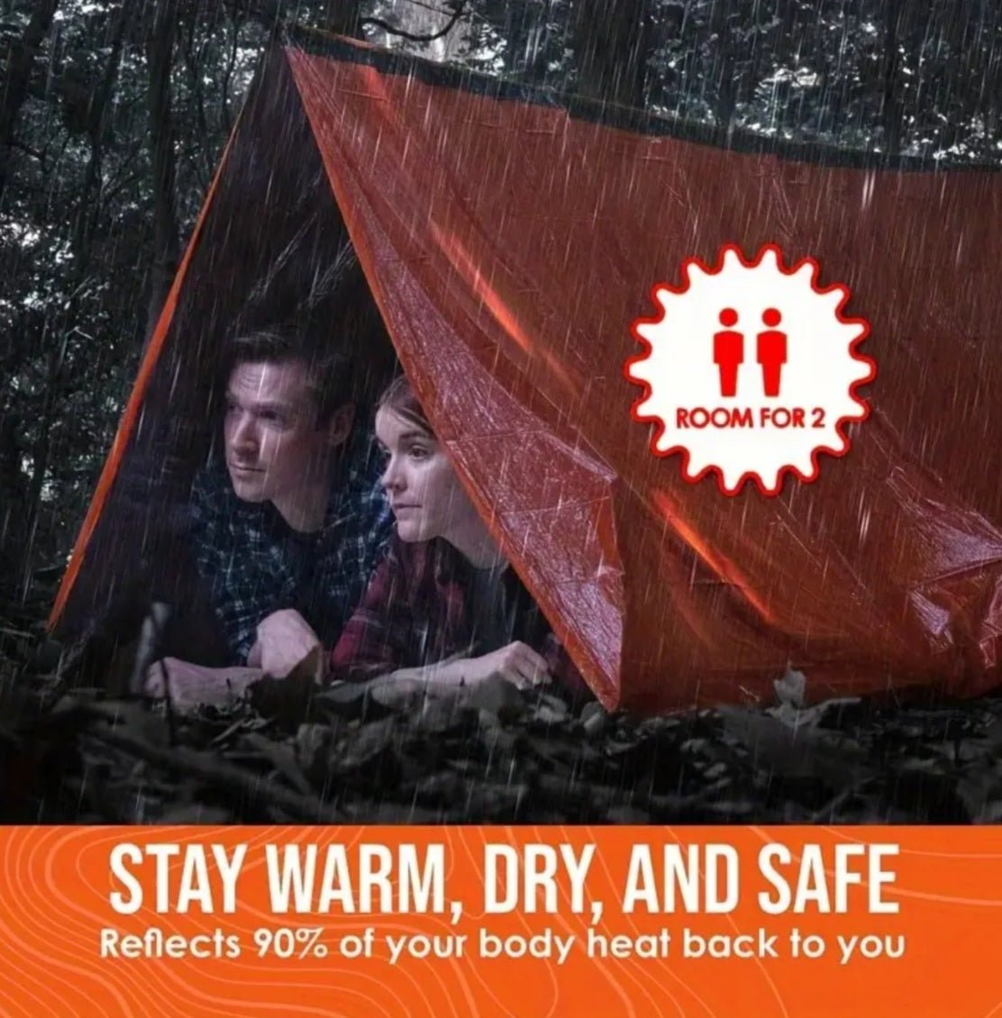 Kolmnurkne 2-inimese telk pingutusrihmaga