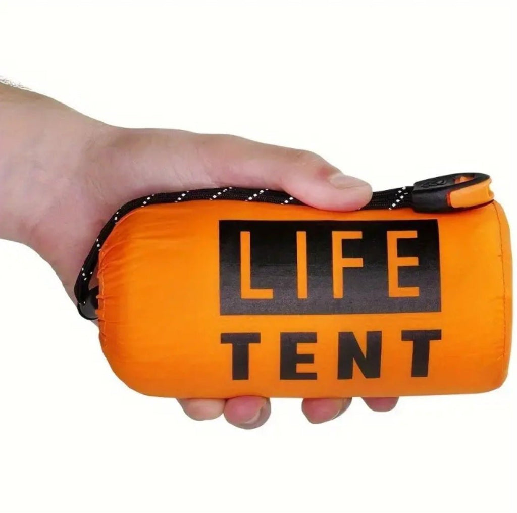 Kolmnurkne 2-inimese telk pingutusrihmaga