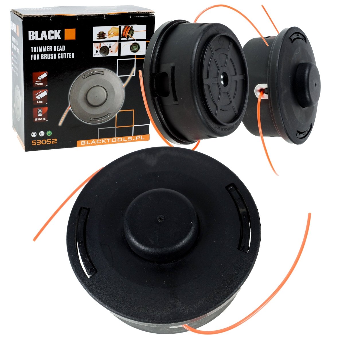 Kõrgekvaliteediline tugevdatud trimmeripea M10 vasak keermega