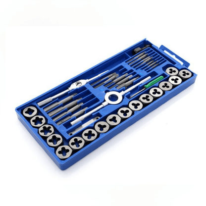 KRAFT&DELE KD10289 keermelõikekomplekt – 40 osa (M3–M12, 1/8" NPT) - Ostuklikk