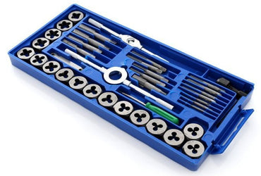 KRAFT&DELE KD10289 keermelõikekomplekt – 40 osa (M3–M12, 1/8" NPT) - Ostuklikk