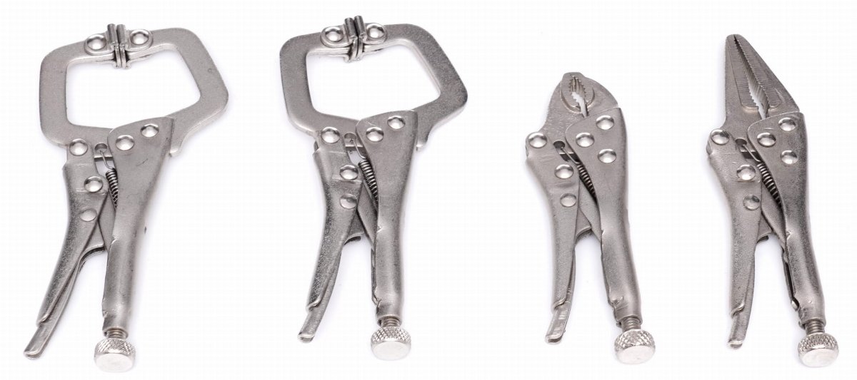 KRAFT&DELE KD10568 keevitusklambrite tangid – 4 - osaline komplekt - Ostuklikk