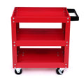 KRAFT&DELE KD1065 Tool Cart with 3 Deep Shelves, Steel Construction (B38)