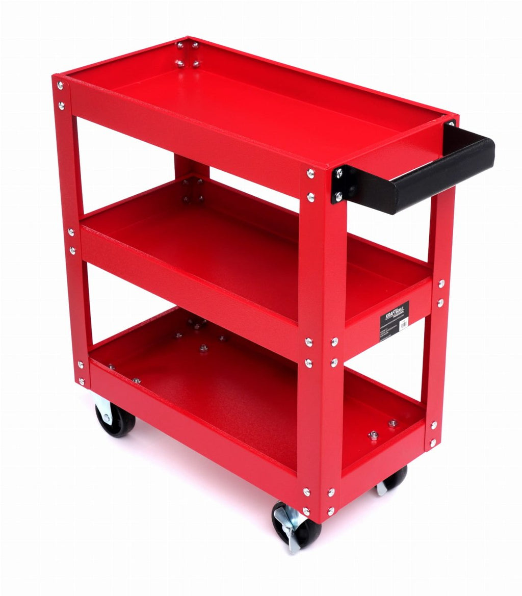 KRAFT&DELE KD1065 tööriistakäru 3 sügava riiuliga, teraskonstruktsioon