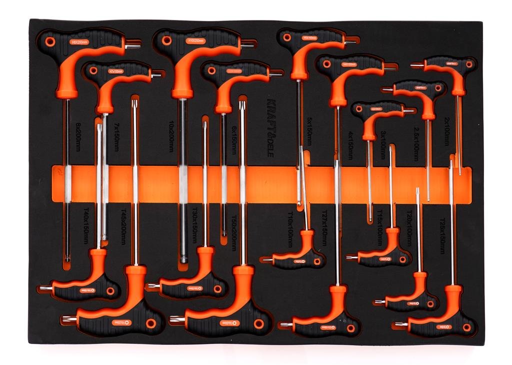 Kraft&Dele KD1067 tööriistakapp 258 tk, 7 sahtlit - Ostuklikk
