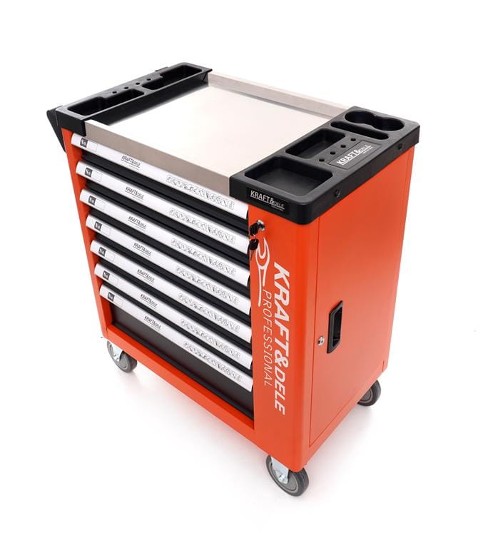 Kraft&Dele KD1067 tööriistakapp 258 tk, 7 sahtlit - Ostuklikk
