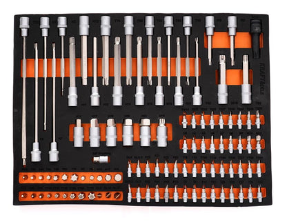 Kraft&Dele KD1067 tööriistakapp 258 tk, 7 sahtlit - Ostuklikk