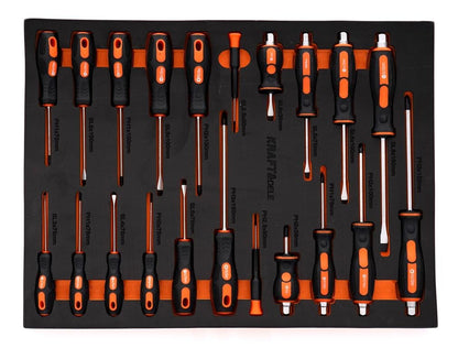 Kraft&Dele KD1067 tööriistakapp 258 tk, 7 sahtlit - Ostuklikk