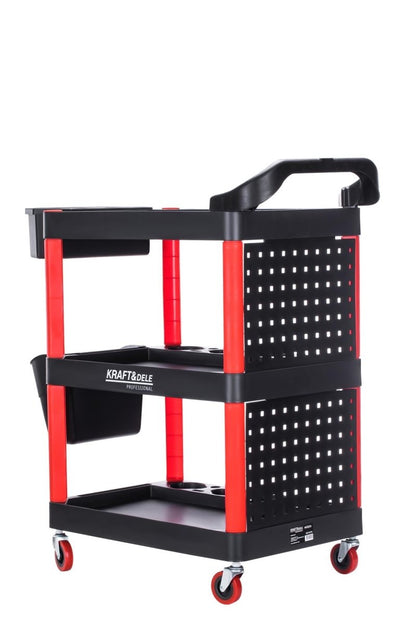 KRAFT&DELE KD1076 multifunktsionaalne töökäru • 3 riiulit - Ostuklikk