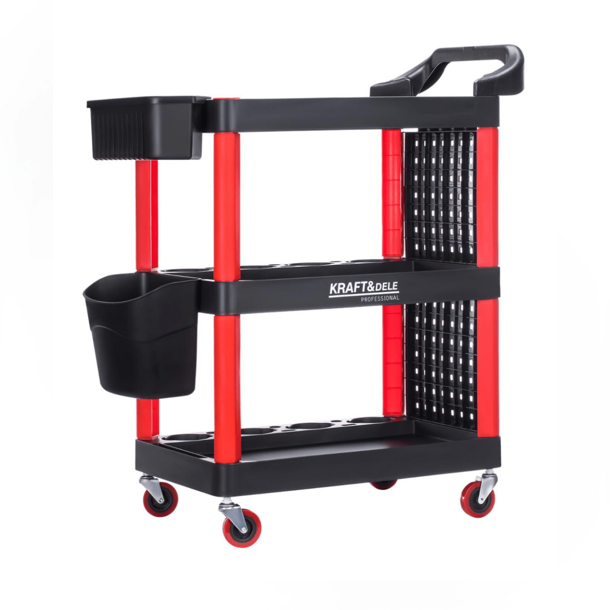 KRAFT&DELE KD1076 multifunktsionaalne töökäru • 3 riiulit - Ostuklikk