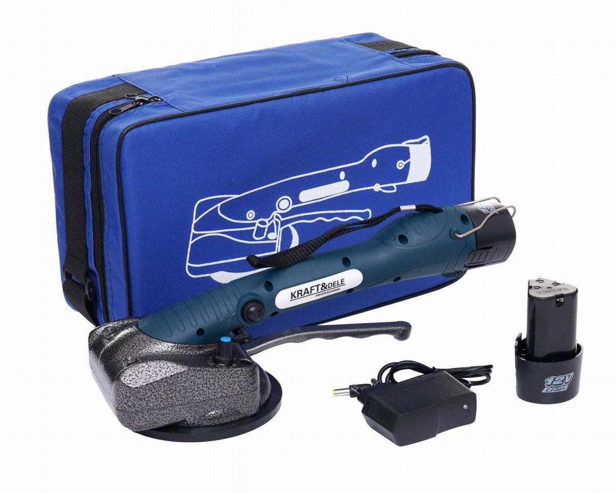 KRAFT&DELE KD10769 vibreeriv vaakumtass plaatidele, 12V (2×2000 mAh), kohvris - Ostuklikk