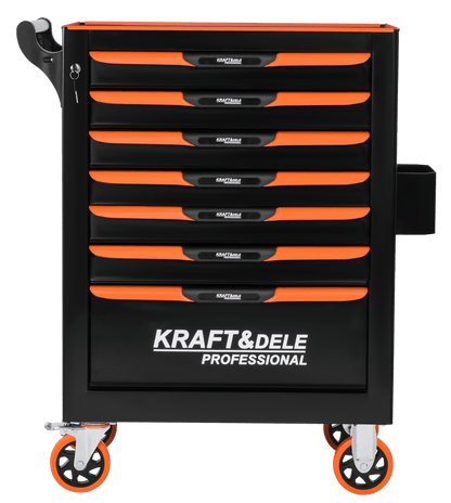 KRAFT&DELE KD1079 tööriistakapp (tühi) – 7 sahtlit, terasest tööpind - Ostuklikk