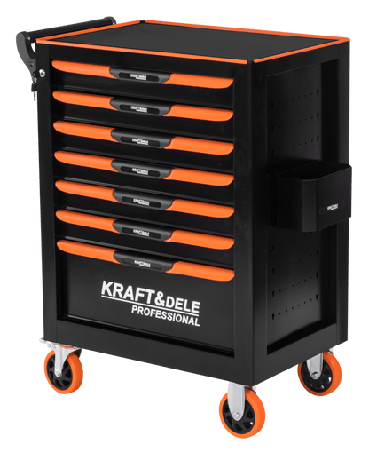 KRAFT&DELE KD1079 tööriistakapp (tühi) – 7 sahtlit, terasest tööpind - Ostuklikk