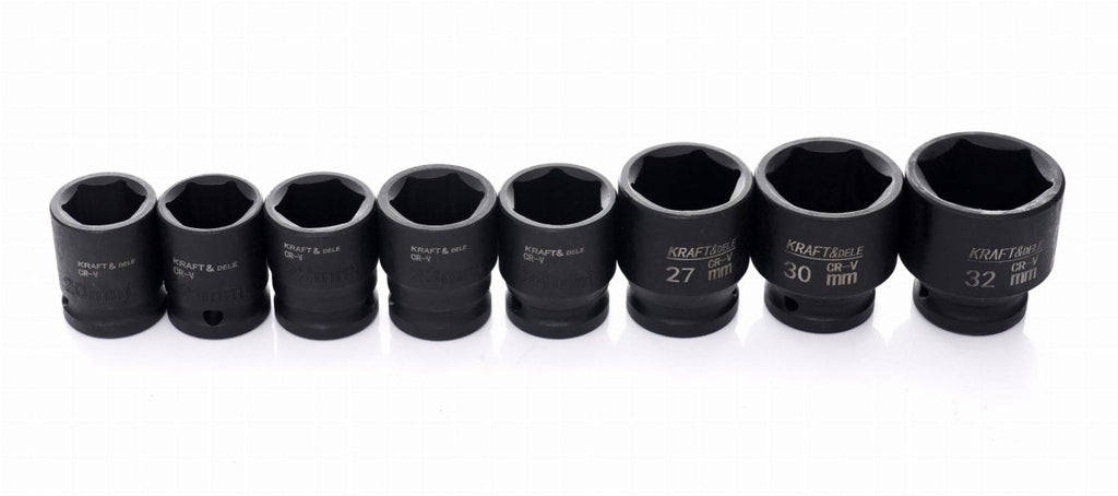 KRAFT&DELE KD11756 1/2" löökpadrunite komplekt, 35 tk, Cr-Mo teras