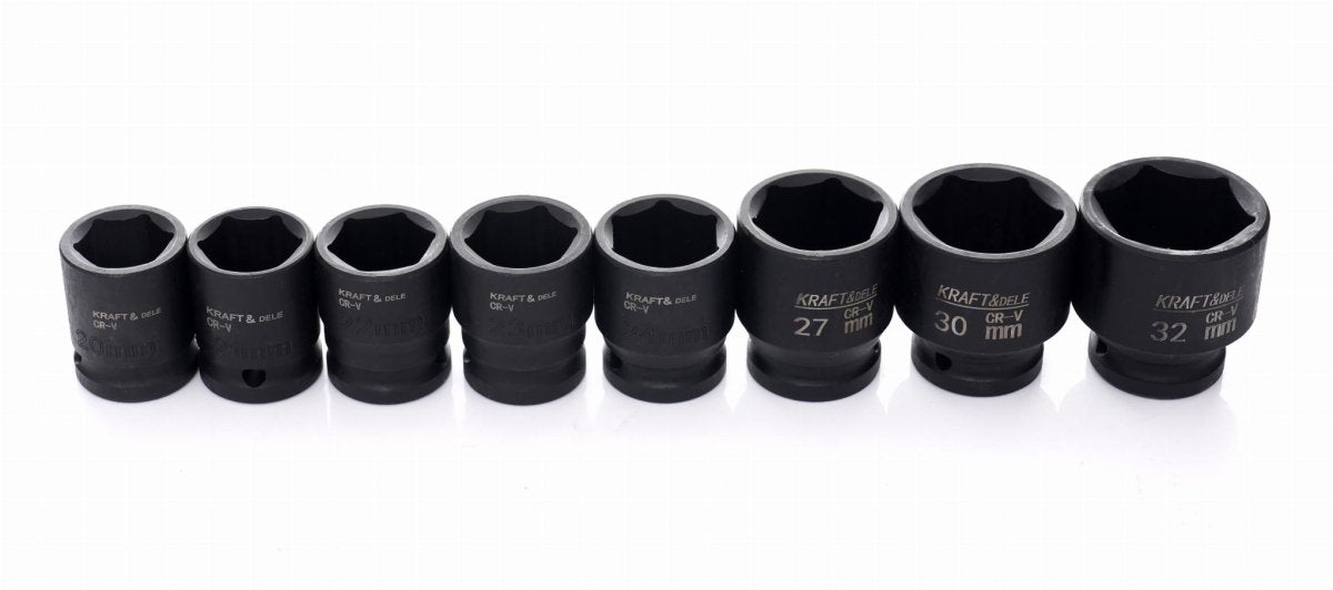 KRAFT&DELE KD11756 löökpadrunite komplekt 1/2" – 35 osa, Cr - Mo - Ostuklikk