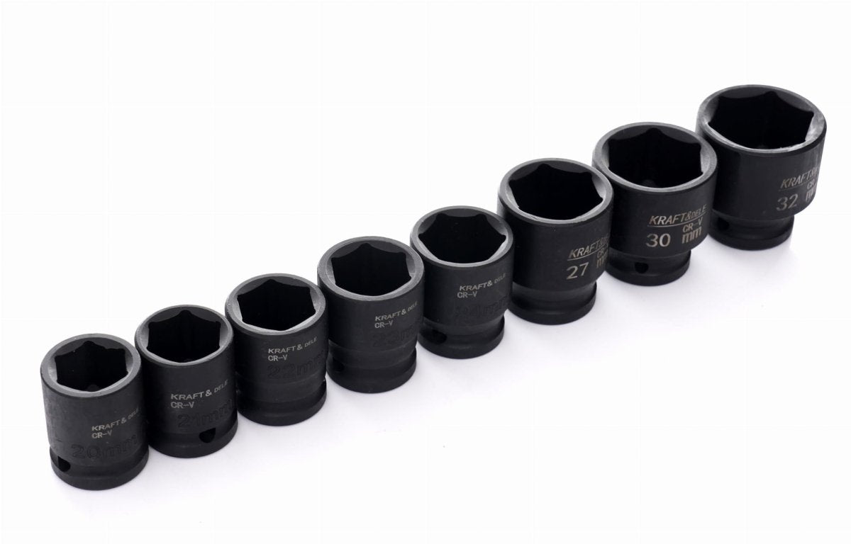 KRAFT&DELE KD11756 löökpadrunite komplekt 1/2" – 35 osa, Cr - Mo - Ostuklikk