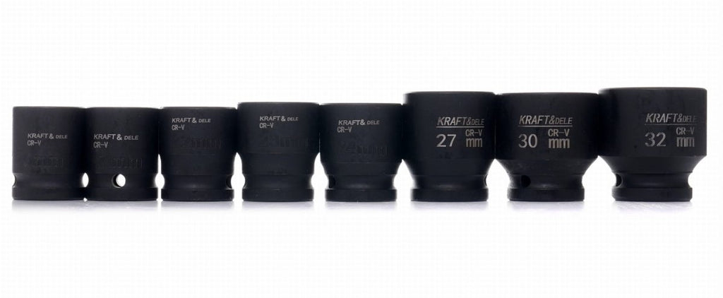 KRAFT&DELE KD11756 1/2" löökpadrunite komplekt, 35 tk, Cr-Mo teras