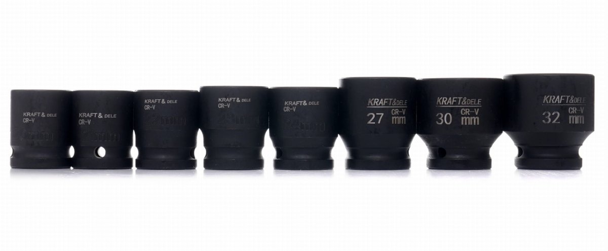 KRAFT&DELE KD11756 löökpadrunite komplekt 1/2" – 35 osa, Cr - Mo - Ostuklikk
