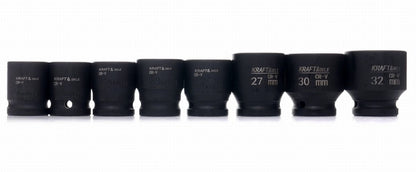 KRAFT&DELE KD11756 löökpadrunite komplekt 1/2" – 35 osa, Cr - Mo - Ostuklikk