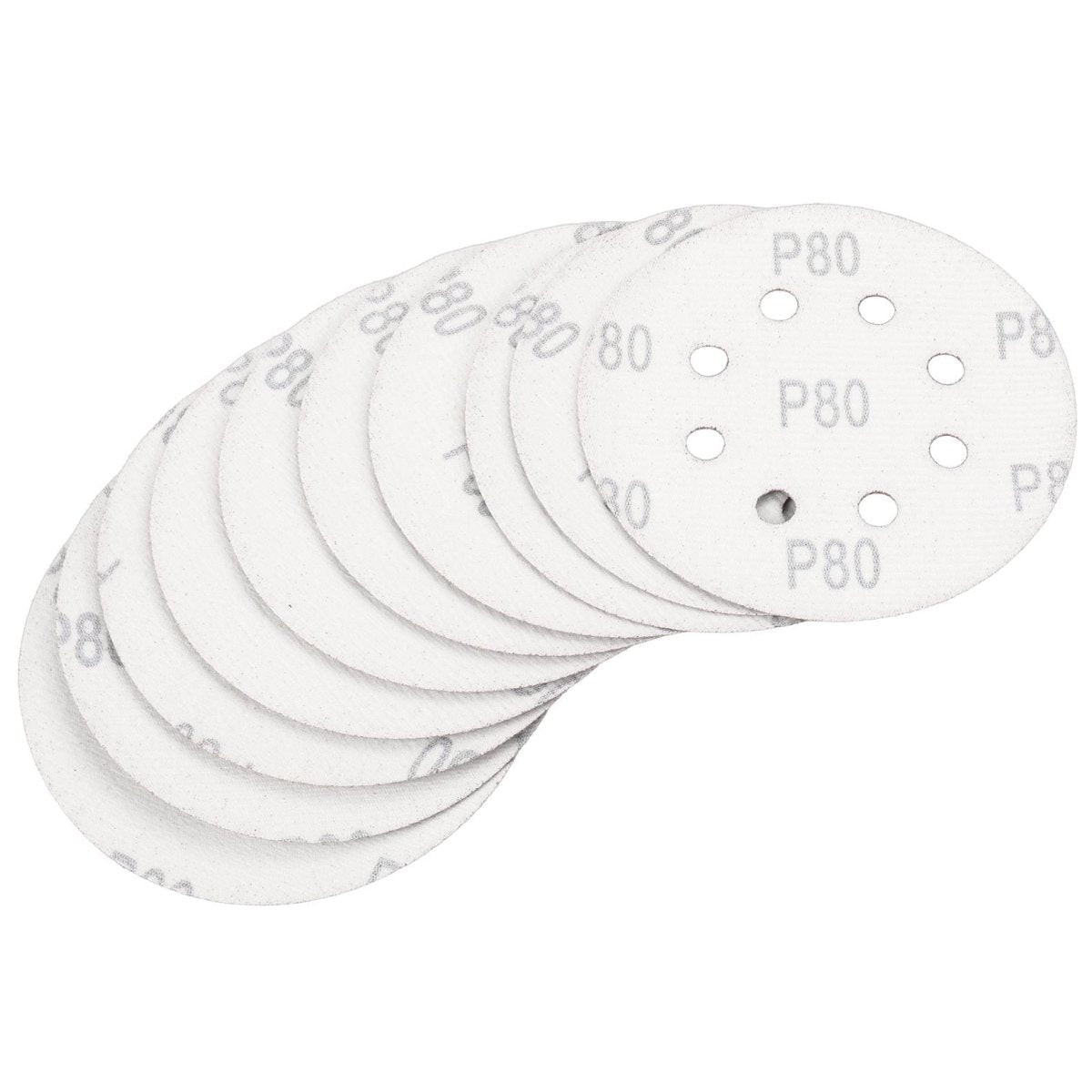 KRAFT&DELE KD11809 liivapaberikettad 125 mm P80, 50 tk (takjakinnitus) - Ostuklikk