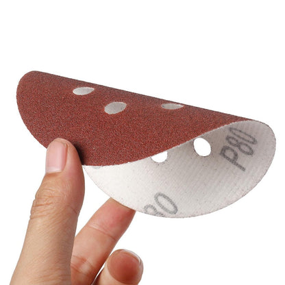 KRAFT&DELE KD11809 liivapaberikettad 125 mm P80, 50 tk (takjakinnitus) - Ostuklikk