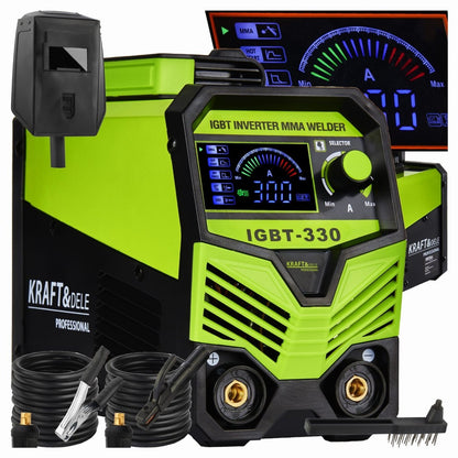 KRAFT&DELE KD1879 keevitusaparaat MMA IGBT, LCD, 300A (230V) - Ostuklikk