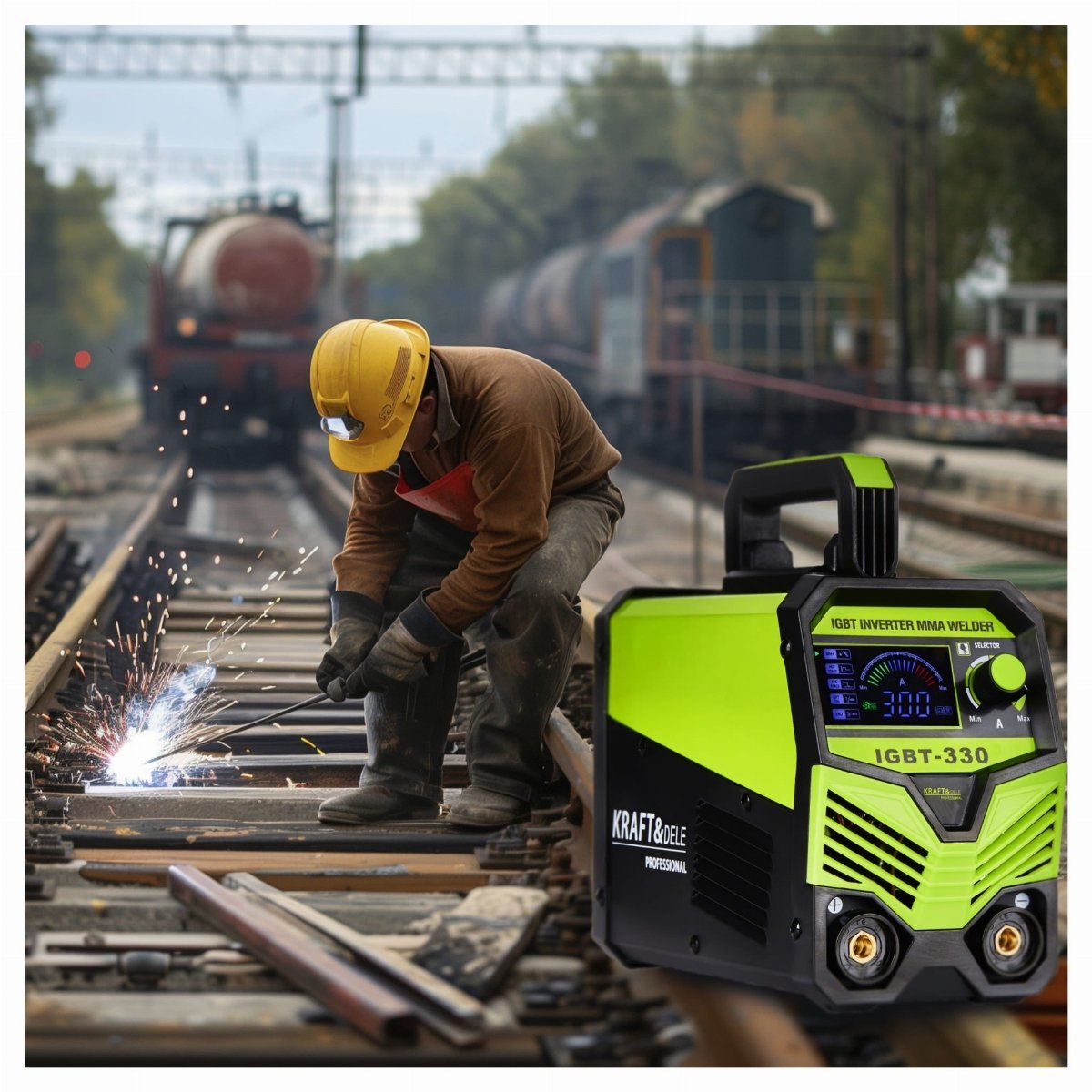KRAFT&DELE KD1879 keevitusaparaat MMA IGBT, LCD, 300A (230V) - Ostuklikk