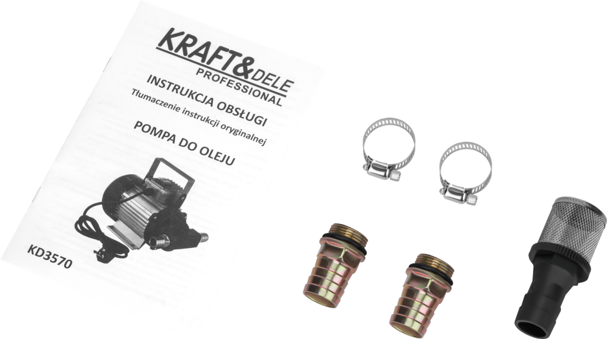 KRAFT&DELE KD3570 õlipump 900 W, kuni 45 l/min (IP55) - Ostuklikk