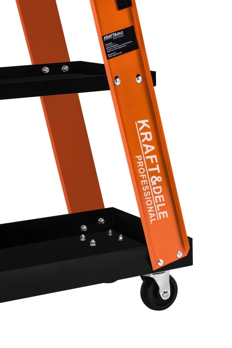 Kraft&Dele KD373 keevituskäru terasest, kandevõime 75 kg, 3 riiulit