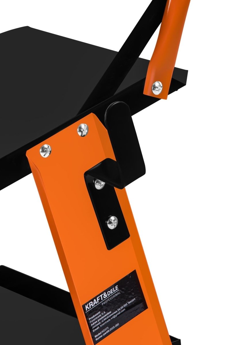 Kraft&Dele KD373 keevituskäru terasest, kandevõime 75 kg, 3 riiulit