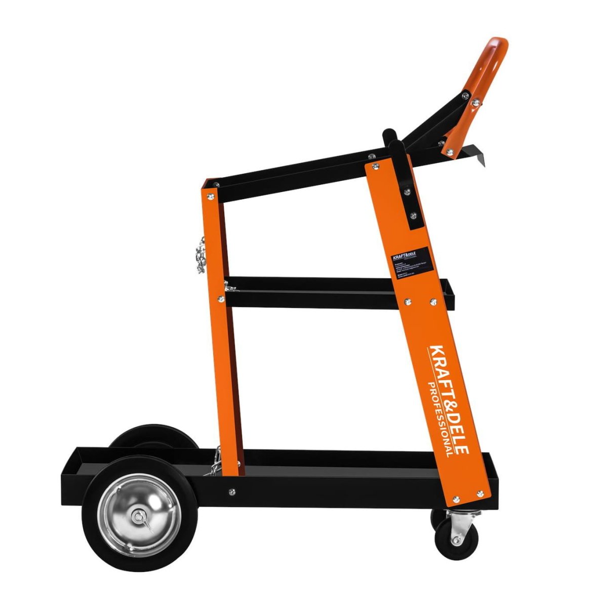 Kraft&Dele KD373 keevituskäru terasest, kandevõime 75 kg, 3 riiulit