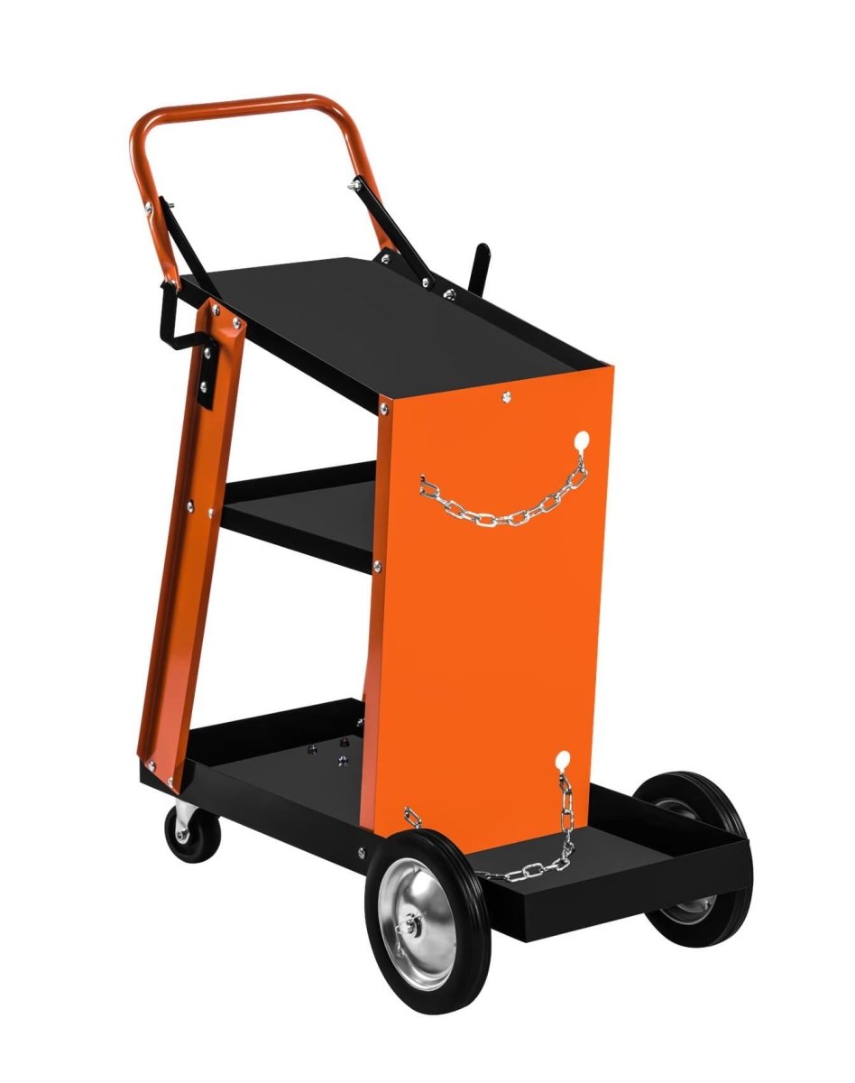 Kraft&Dele KD373 keevituskäru terasest, kandevõime 75 kg, 3 riiulit