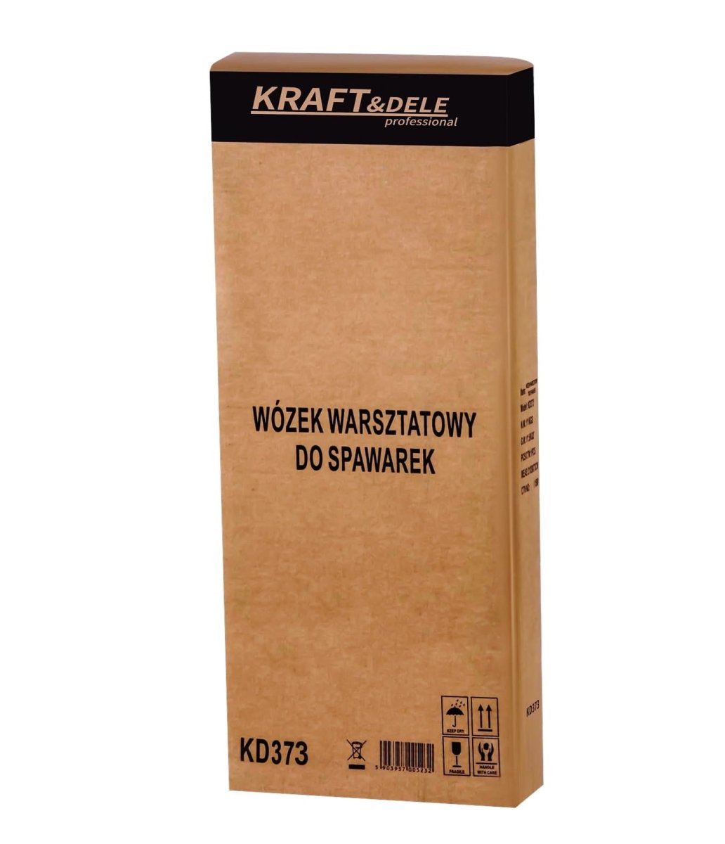 Kraft&Dele KD373 keevituskäru terasest, kandevõime 75 kg, 3 riiulit